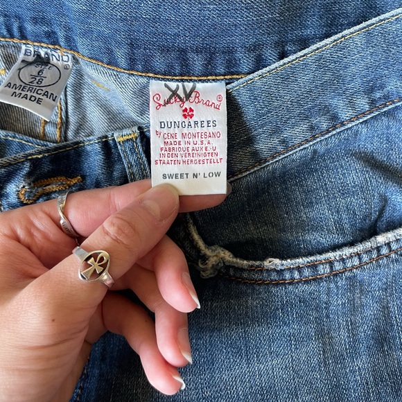 VINTAGE LUCKY BRAND FLARE JEANS - Picture 4 of 5